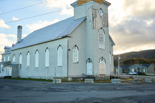 Saison,Automne,MRC Côte-de-Gaspé,Région,Grande-Vallée,Église,Culte,Jour,Temps